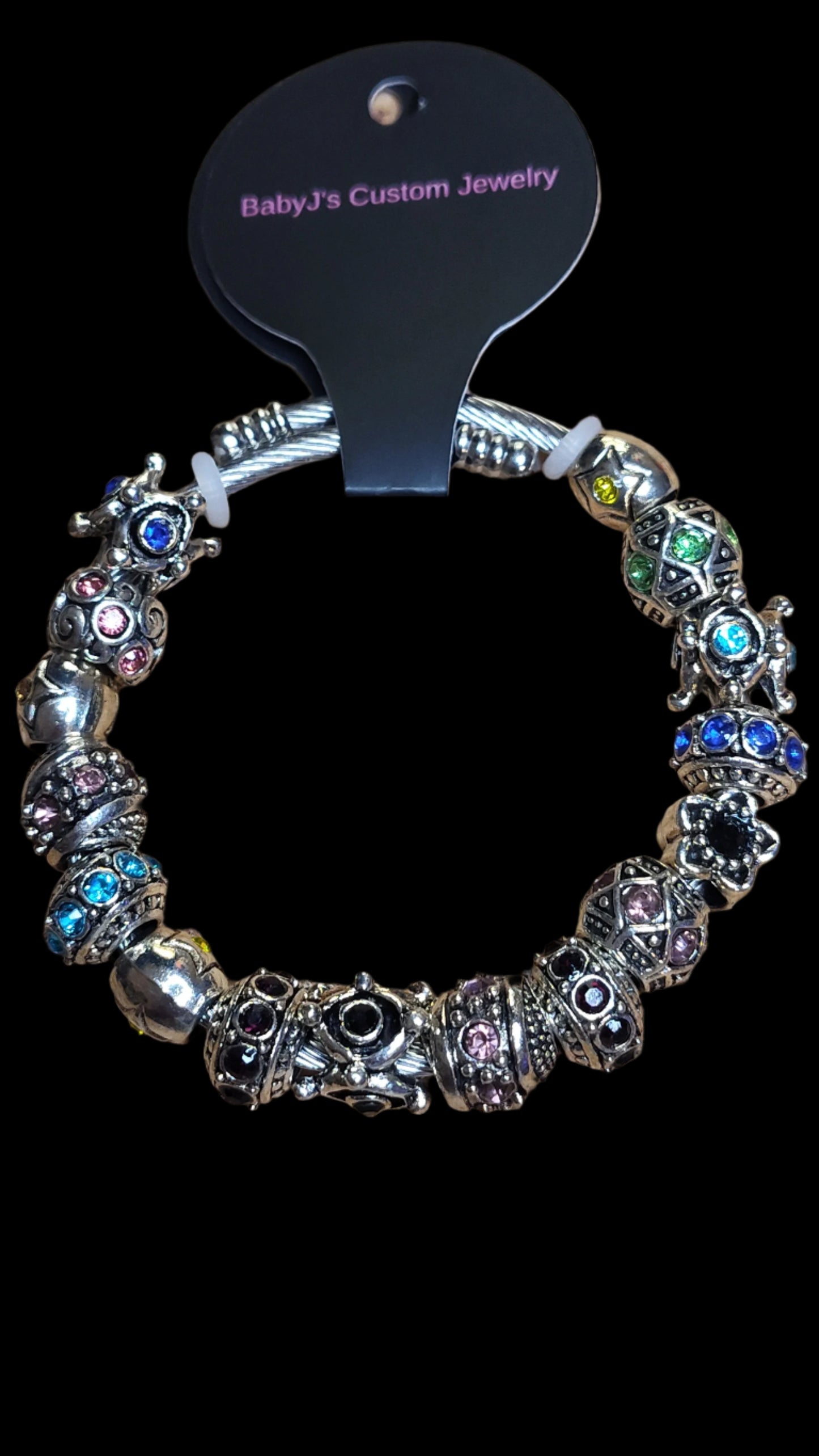Crystal Charm Galaxy Bracelet