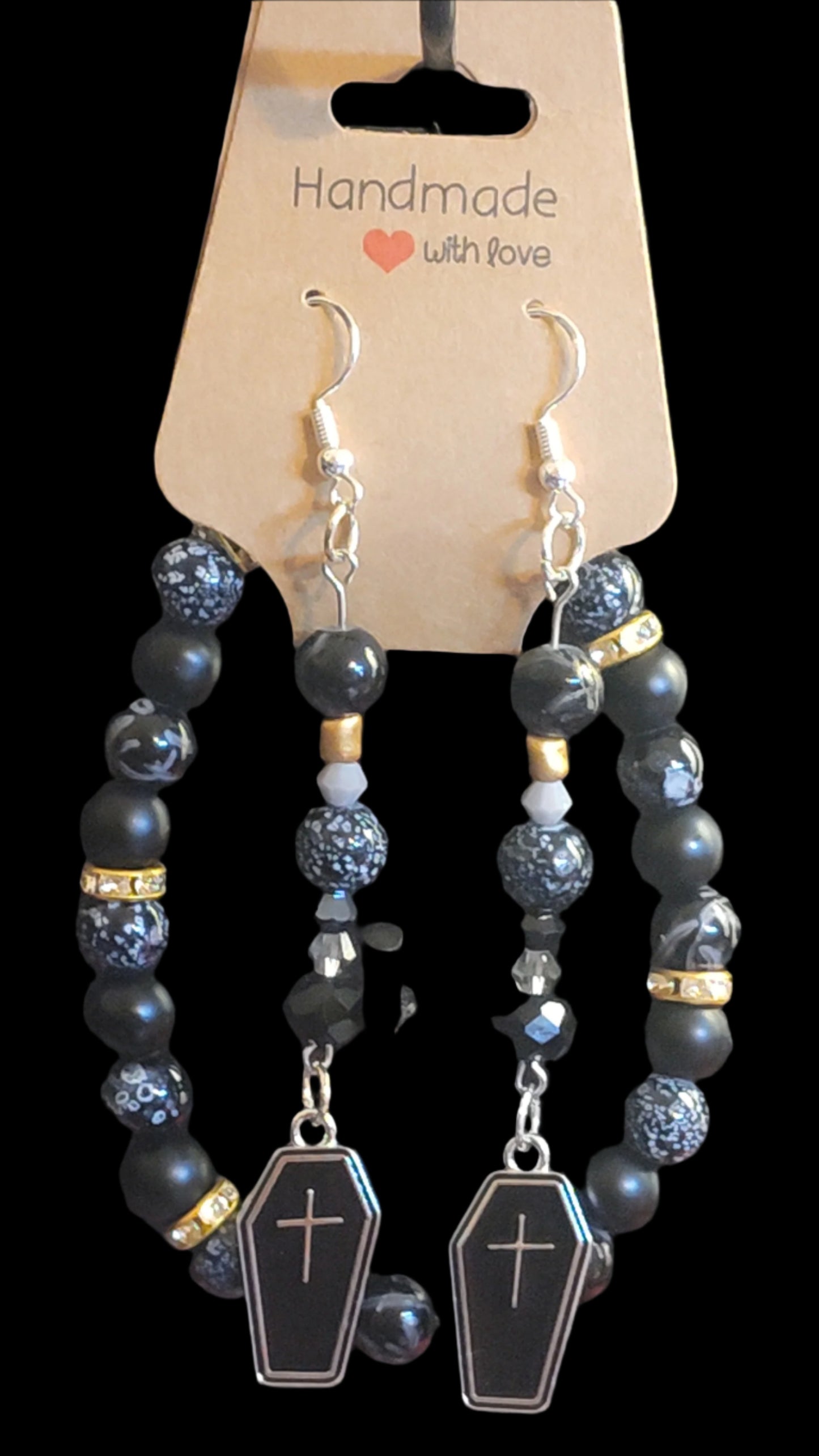 Eternal Rest Coffin Earrings