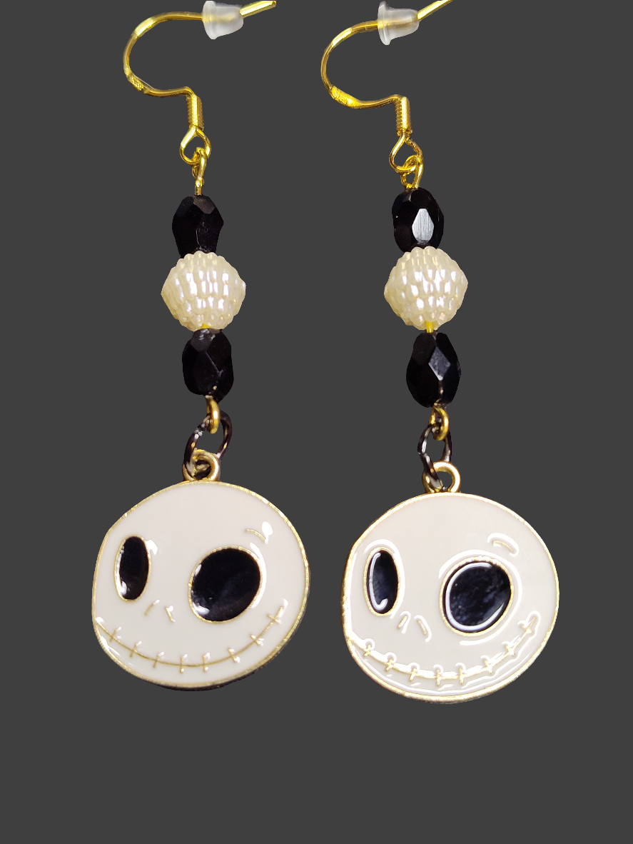 Midnight Grin Drop Earrings