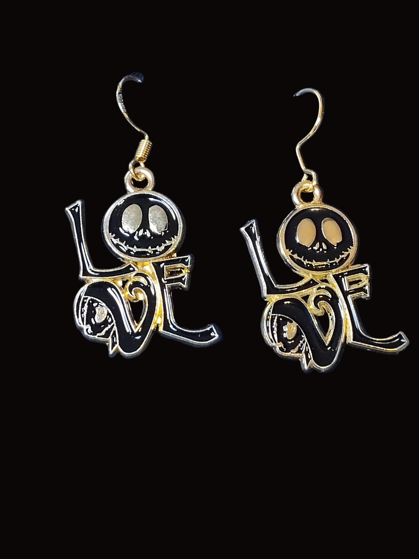Spooky Love Skeleton Earrings
