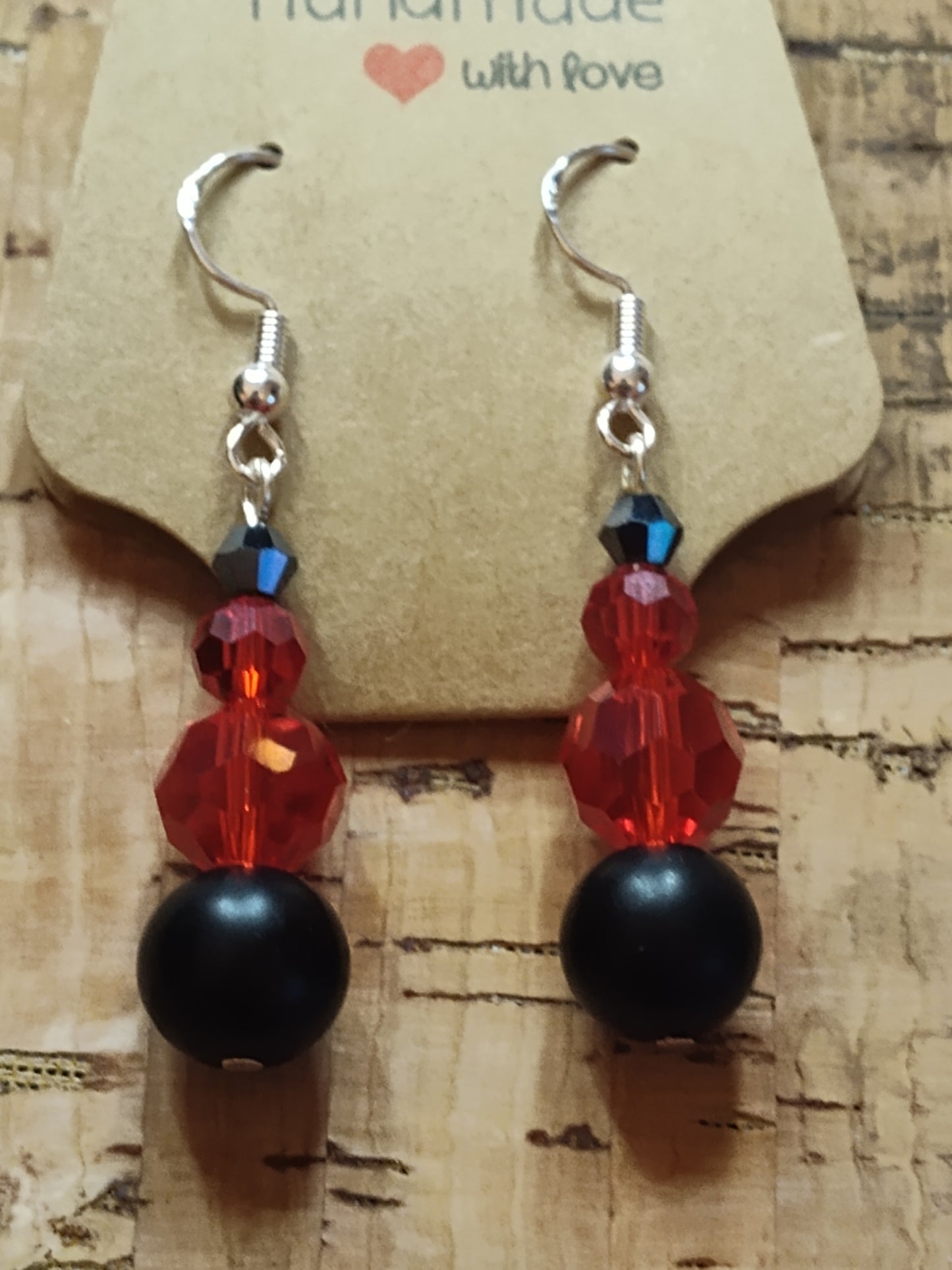 Crimson Spell Dangles