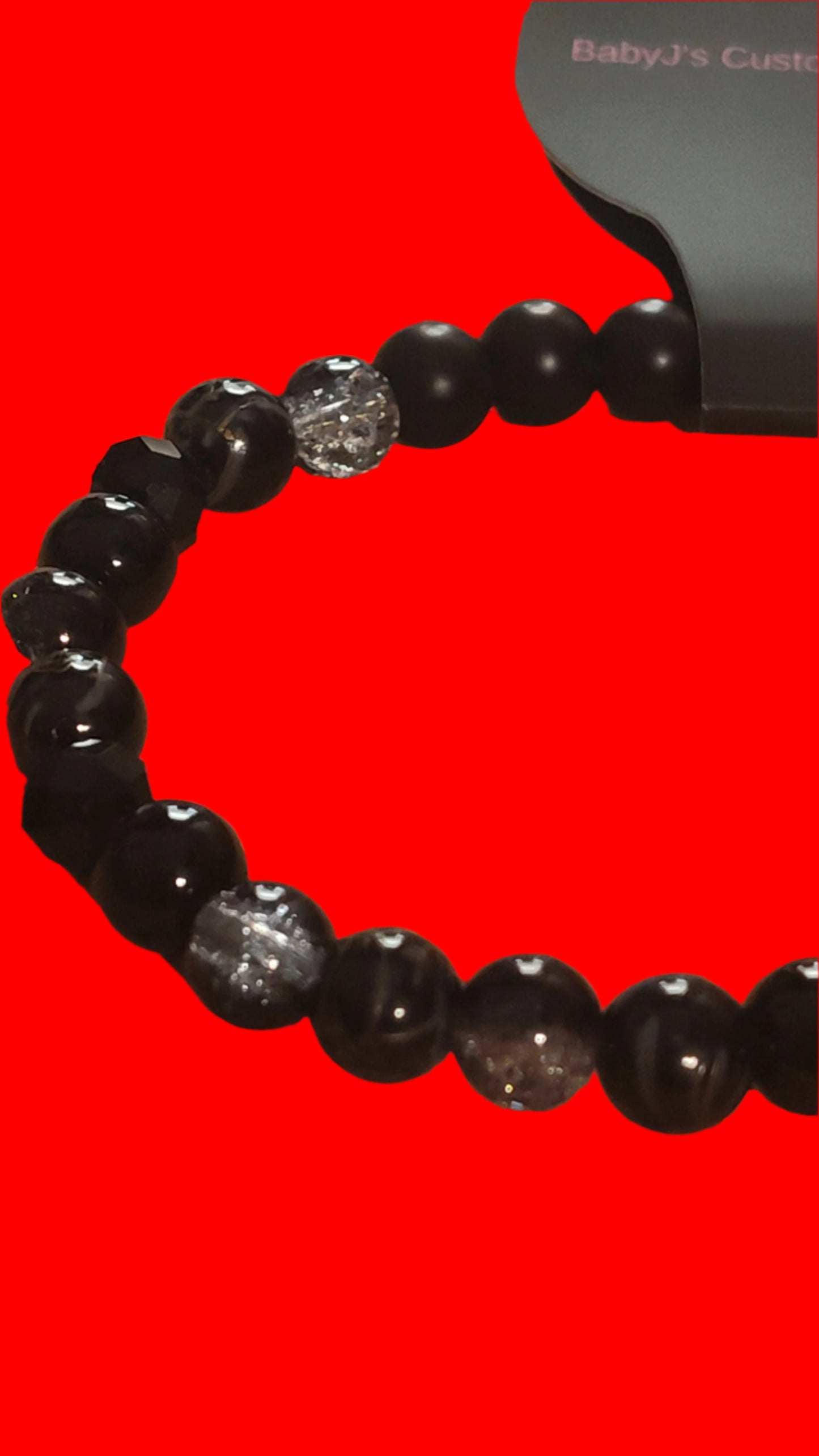 Midnight Sparkle Beaded Bracelet