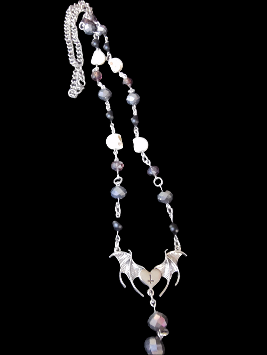 Wings of the Fallen Heart Necklace