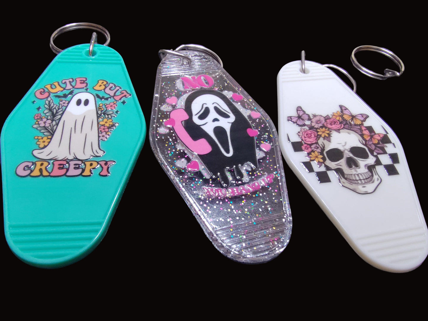 BabyJ's Spooky Surprise Motel Keychains