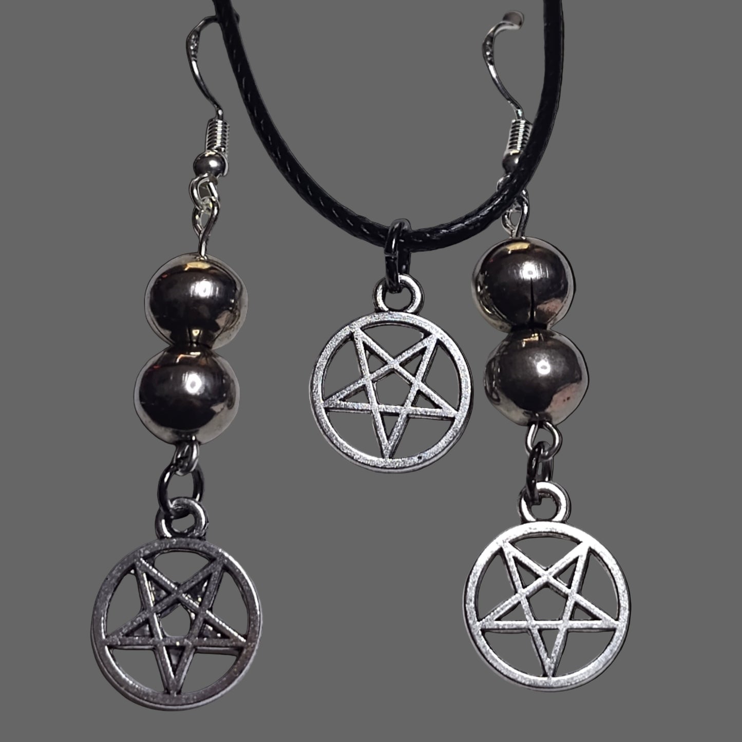 Occult Charm Earring+Necklace Set