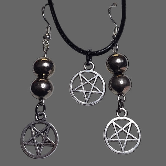 Occult Charm Earring+Necklace Set