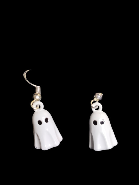 Summerween Ghost Earrings